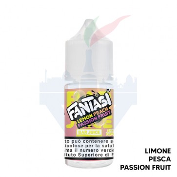 LEMON PEACH PASSION FRUIT - Bar Juice - Aroma Mini Shot 10ml - Fantasi Vape CON TASSELLO