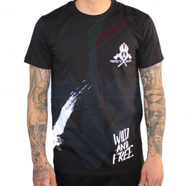 Maglia T-Shirt Wild and Free - Vaper's Mood