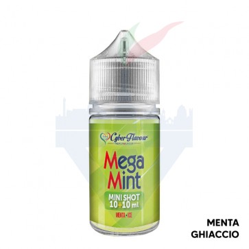 MEGA MINT - Aroma Mini Shot 10ml - Cyber Flavour CON TASSELLO