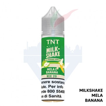 MILKSHAKE MELA E BANANA - Mix Series - Shot 20 su 60 - TNT Vape