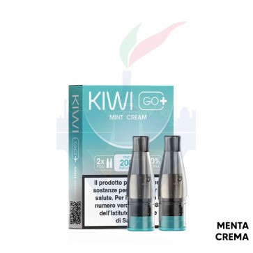 MINT CREAM - Pod Precaricata Kiwi Go PLUS - 2 Pezzi - Kiwi Vapor
