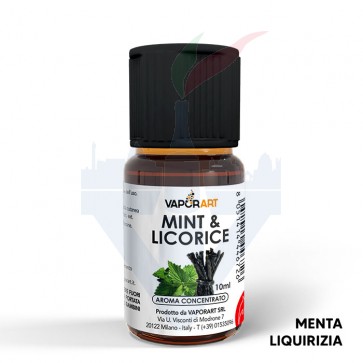MINT E LICORICE - Aroma Concentrato 10ml - Vaporart CON TASSELLO