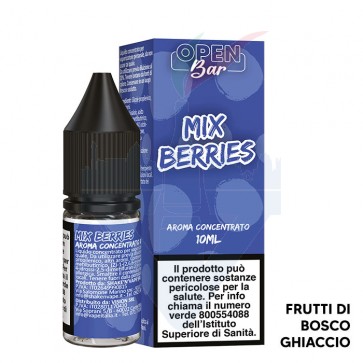 MIX BERRIES - Aroma Concentrato 10ml - Open Bar CON TASSELLO