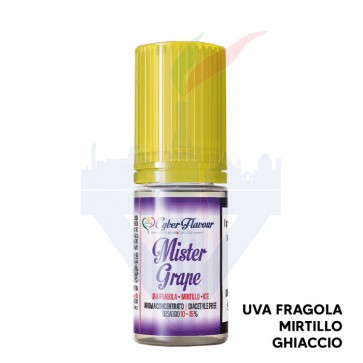 MR GRAPE - Fresh And Fruity - Aroma Concentrato 10ml - Cyber Flavour CON TASSELLO