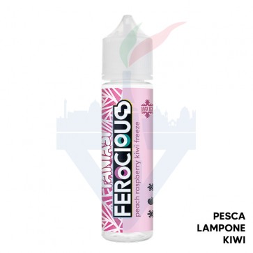 PEACH RASPBERRY KIWI FREEZE - Ferocious Max Ice - Aroma - Shot 20 su 60 - Fantasi Vape