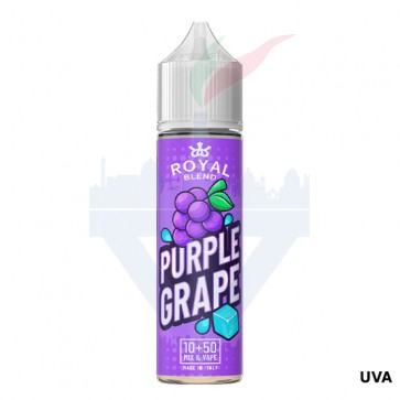PURPLE GRAPE - Aroma - Shot 10 su 60 - Royal Blend PURPLE GRAPE - Aroma - Shot 10 su 60 - Royal Blend