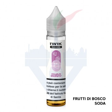 QUAD BERRY - Aroma Mini Shot 10ml - IWIK CON TASSELLO