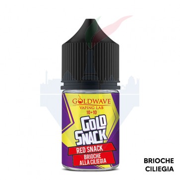 RED SNACK - Gold Snack - Aroma Mini Shot 10ml - Goldwave CON TASSELLO