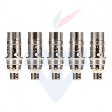 Testine Coil Nautilus e Nautilus Mini Coil BVC 1,6 Ohm Confezione da 5 Pezzi - Aspire