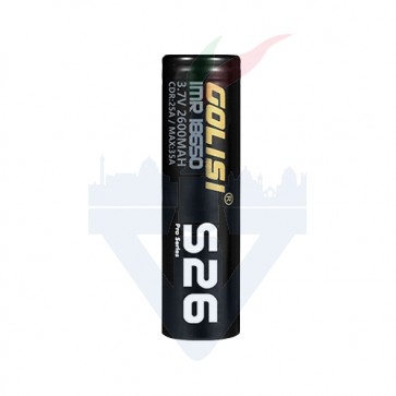 S26 IMR 18650 2600mAh 25A - Golisi