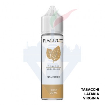 SOMBRERO - Classic - Aroma Shot 20ml - Flavourage CON TASSELLO