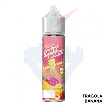 STRAWBERRY BANANA - Fruit Monster - Aroma Shot 20ml - Monster Vape Labs CON TASSELLO