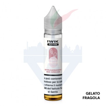 STRAWBERRY ICE CREAM - Aroma Mini Shot 10ml - IWIK CON TASSELLO