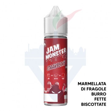 STRAWBERRY JAM - Jam Monster - Aroma Shot 20ml - Monster Vape Labs CON TASSELLO