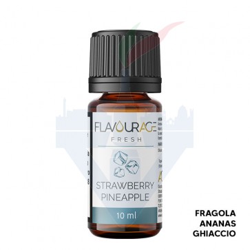 STRAWBERRY PINAPPLE - Aroma Concentrato 10ml - Flavourage CON TASSELLO