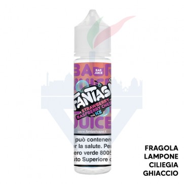 STRAWBERRY RASPBERRY CHERRY ICE - Bar Juice - Aroma Shot 20ml - Fantasi Vape CON TASSELLO