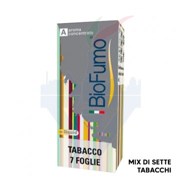 TABACCO 7 FOGLIE - Aroma Concentrato 10ml - Biofumo CON TASSELLO