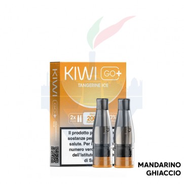 TANGERINE ICE - Pod Precaricata Kiwi Go PLUS - 2 Pezzi - Kiwi Vapor