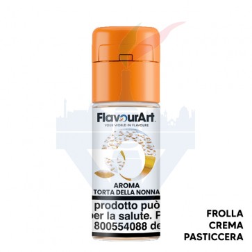 TORTA DELLA NONNA - Aroma Concentrato 10ml - FlavourArt CON TASSELLO
