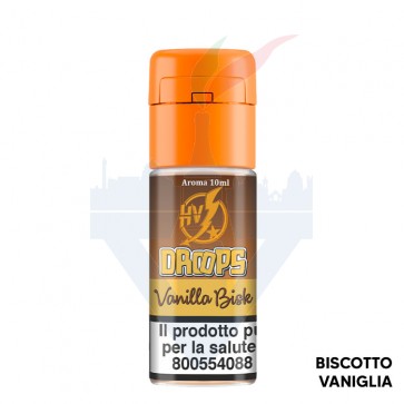 VANILLA BISK - Drops - Aroma Concentrato 10ml - High Voltage VANILLA BISK - Drops - Aroma Concentrato 10ml - High Voltage