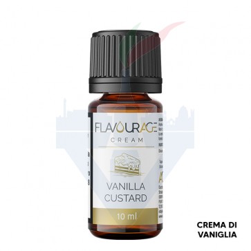 VANILLA CUSTARD - Aroma Concentrato 10ml - Flavourage CON TASSELLO