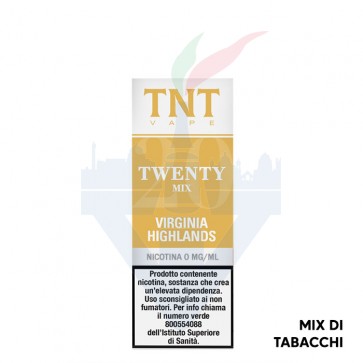 VIRGINIA HIGHLANDS - Twenty Mix - Liquido Pronto 10ml - TNT Vape