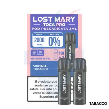 VIRGINIA TOBACCO - Pod Precaricata TOCA PRO - 2 Pezzi - Elf Bar