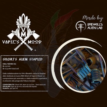 Short's Alien Stapled - Breakill's Alien Lab x Vaper's Mood