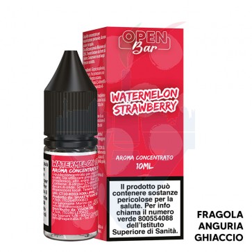WATERMELON STRAWBERRY - Aroma Concentrato 10ml - Open Bar CON TASSELLO