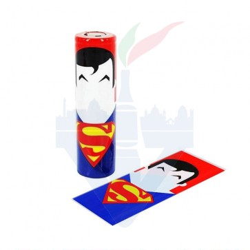 Wrap per Batterie 18650 - SuperEroi-Super Man