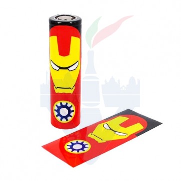 Wrap per Batterie 18650 Iron Man