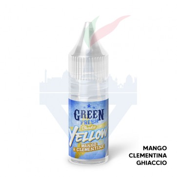 YELLOW - Green Fresh - Aroma Mini Shot 10ml in 10ml - Eliquid France