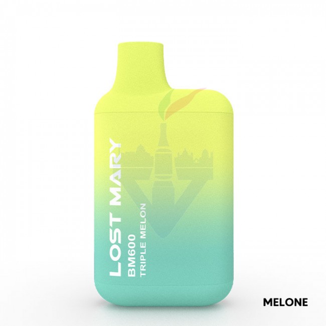TRIPLE MELON 20mg Lost Mary BM600 Disposable 600 Puff Vape Pen Usa