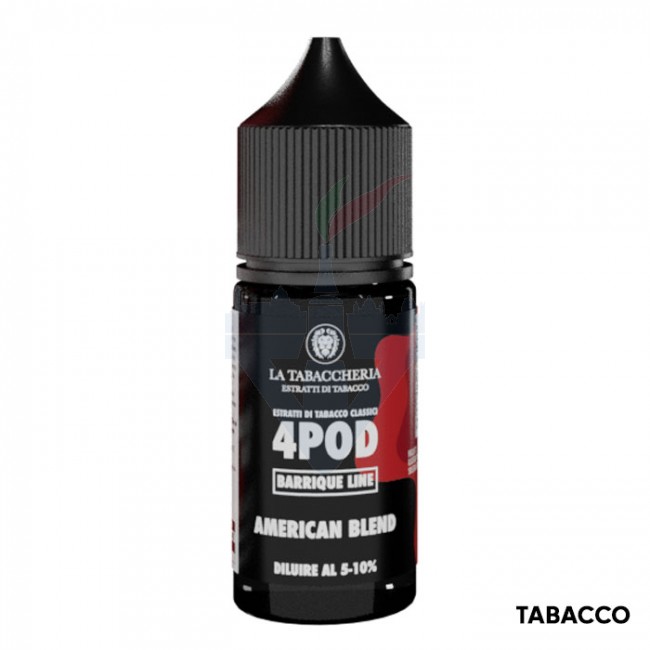 AMERICAN BLEND - 4pod Estratti Di Tabacco - Aroma Concentrato 10ml - La  Tabaccheria