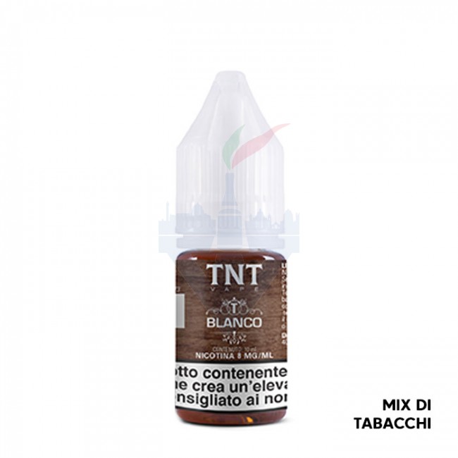 liquidi tnt vape BLANCO - Tabac - Liquido Pronto 10ml