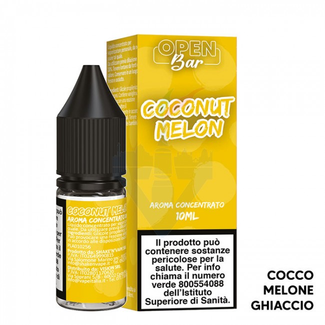 liquido cocco e melone WATERMELON COCONUT STRAWBERRY ICE Reload Vape VAPOR BAR Shot 20ml