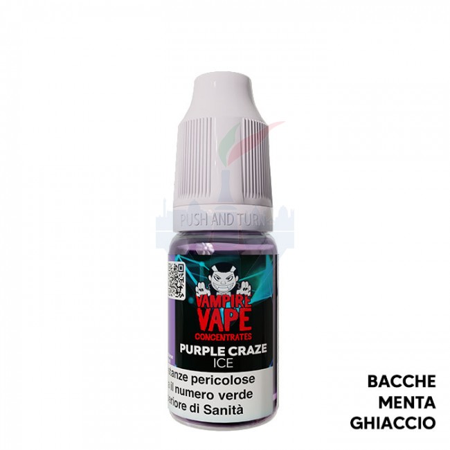PURPLE CRAZE ICE - Aroma Concentrato 10ml - Vampire Vape