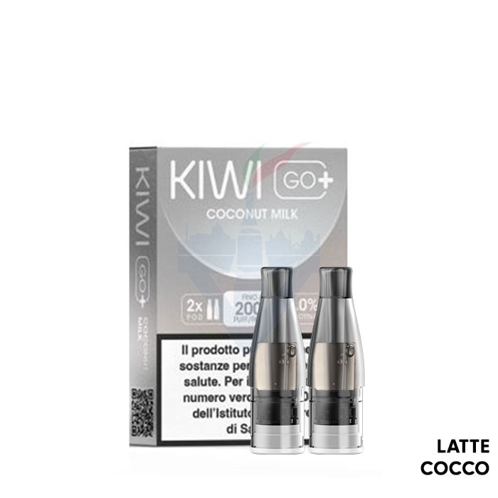 Liquido Kiwi Cocco E Cioccolato COCONUT MILK POD PRECARICATA KIWI GO+ KIWI VAPOR 2 PEZZI Nicotina 10 mg/mL Contenuto 4 mL Liquido Kiwi Cocco E Cioccolato COCONUT MILK POD PRECARICATA KIWI GO+ KIWI VAPOR 2 PEZZI Nicotina 10 mg/mL Contenuto 4 mL