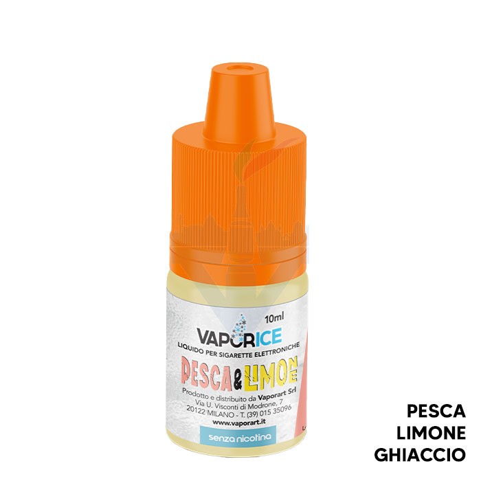 PESCA LIMONE - Vaporice Nic Salt - Liquido Pronto 10ml