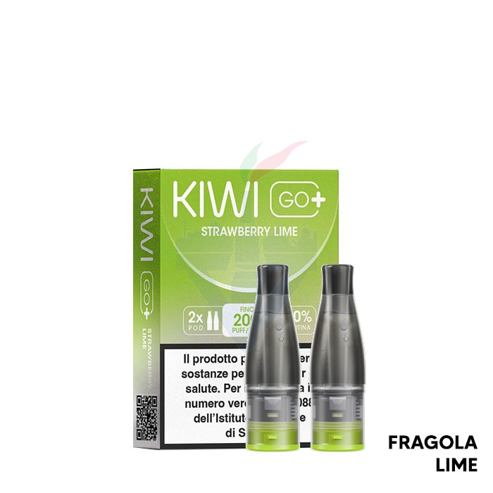 STRAWBERRY LIME - Pod Precaricata Kiwi Go PLUS - 2 Pezzi