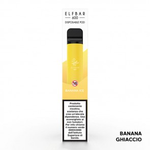 Iwik Banana Ice sigaretta elettronica usa e getta 600 puff - Kiwi Vapor