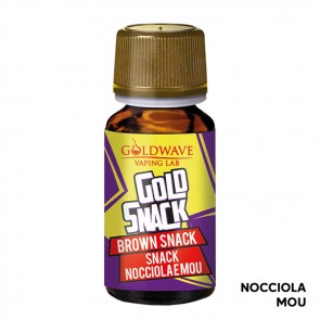 BROWN SNACK - Gold Snack - Aroma Concentrato 10ml - Goldwave CON TASSELLO
