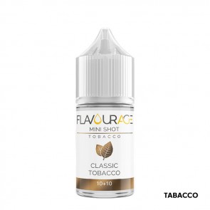 CLASSIC TOBACCO - Aroma Mini Shot 10ml - Flavourage CON TASSELLO
