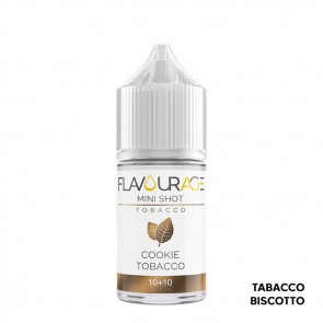 COOKIE TOBACCO - Aroma Mini Shot 10ml - Flavourage CON TASSELLO