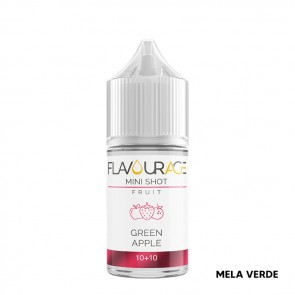 GREEN APPLE - Aroma Mini Shot 10ml - Flavourage CON TASSELLO