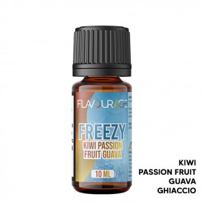 KIWI PASSION FRUIT GUAVA - Freezy - Aroma Concentrato 10ml - Flavourage CON TASSELLO
