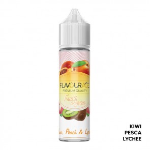 KIWI PEACH E LYCHEE - Fresh Fruity - Aroma Shot 20ml - Flavourage