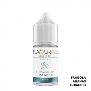 STRAWBERRY PINAPPLE - Aroma Mini Shot 10ml - Flavourage CON TASSELLO