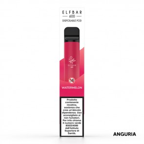 WATERMELON Disposable - 600 Puff - Vape Pen Usa e Getta - Elf Bar