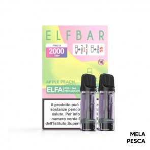 APPLE PEACH - Pod Precaricata ELFA - 2 Pezzi - Elf Bar